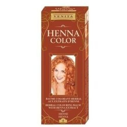 VENITA HENNA COLOR KRÉMHAJFESTÉK / 4. HENNA VÖRÖS 75 ML