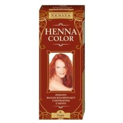 VENITA HENNA COLOR KRÉMHAJFESTÉK / 6. TIZIAN VÖRÖS 75 ML