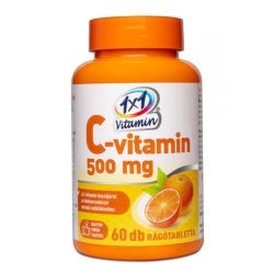 1X1 VITADAY RÁGÓTABLETTA C-VITAMIN 500MG 60DB