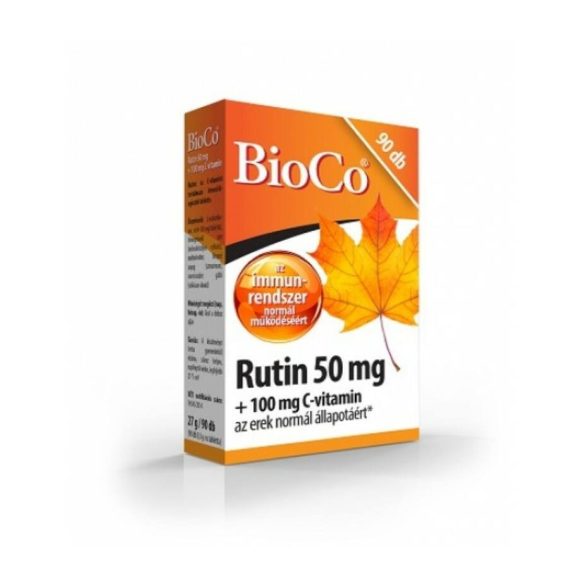 BIOCO RUTIN 50MG + 100MG C-VITAMIN TABLETTA 90DB