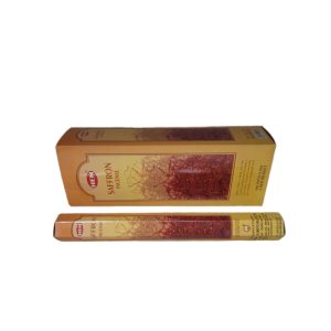 FÜSTÖLŐ HATSZÖG SAFFRON HEM (SÁFRÁNY) 20DB PÁLCIKA/DOBOZ