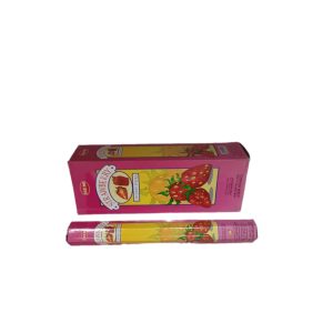 FÜSTÖLŐ HATSZÖG STRAWBERRY HEM (EPER) 20DB PÁLCIKA/DOBOZ