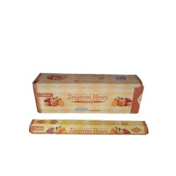   FÜSTÖLŐ HATSZÖG TANGERINE HONEY (MANDARIN MÉZ) TULASI  20DB PÁLCIKA/DOBOZ   