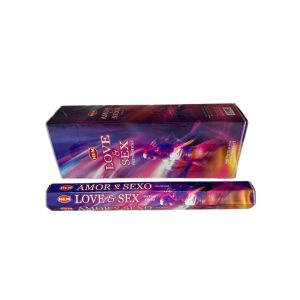 FÜSTÖLŐ HATSZÖG LOVE ÉS SEX HEM  20DB PÁLCIKA/DOBOZ