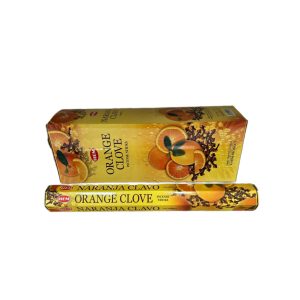FÜSTÖLŐ HATSZÖG ORANGE CLOVE HEM (NARANCS, SZEGFŰSZEG)  20DB PÁLCIKA/DOBOZ
