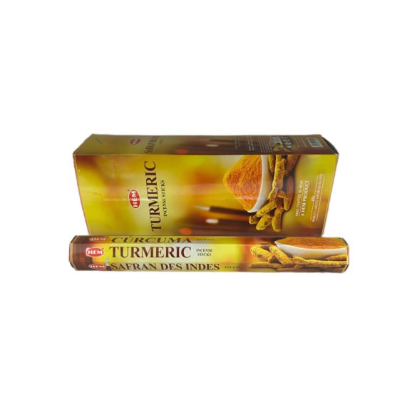 FÜSTÖLŐ HATSZÖG TURMERIC HEM (KURKUMA) 20DB PÁLCIKA/DOBOZ
