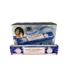   FÜSTÖLŐ LAPOS NAG CHAMPA SATYA MASALA (SAI BABA) 10DB PÁLCIKA/DOBOZ