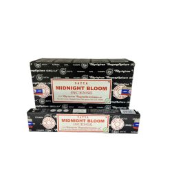   FÜSTÖLŐ LAPOS MIDNIGHT BLOOM SATYA   (ÉJFÉLI VIRÁG) 10DB PÁLCIKA/DOBOZ