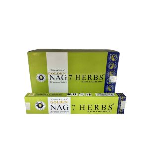 FÜSTÖLŐ LAPOS NAG 7 HERBS GOLDEN (7 GYÓGYNÖVÉNY) 10DB PÁLCIKA/DOBOZ