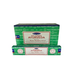 FÜSTÖLŐ LAPOS AYURVEDA SATYA NAGCHAMPA ( AJURVÉDA) 10db pálcika/doboz