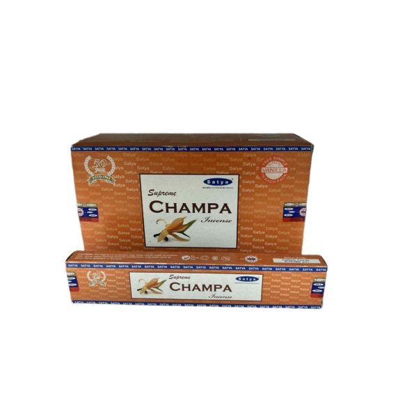 FÜSTÖLŐ LAPOS CHAMPA SATYA SUPREME 10DB PÁLCIKA/DOBOZ