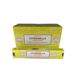   FÜSTÖLŐ LAPOS CITRONELLA SATYA (CITROMFŰ ROKONA) 10DB PÁLCIKA/DOBOZ