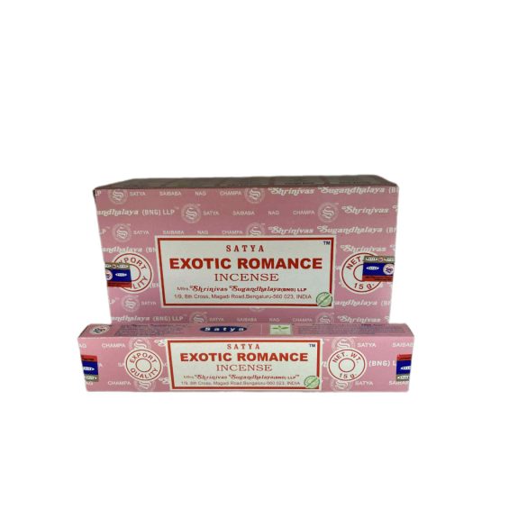 FÜSTÖLŐ LAPOS EXOTIC ROMANCE SATYA  (EXOTIKUS ROMÁNC) 10DB PÁLCIKA/DOBOZ