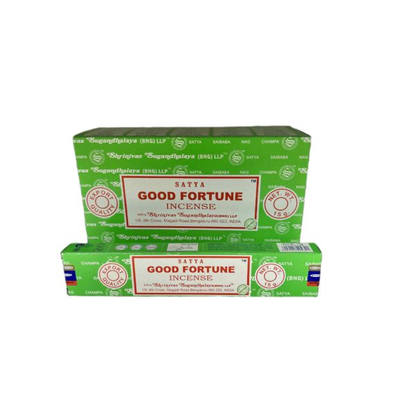 FÜSTÖLŐ LAPOS GOOD FORTUNE SATYA MASALA 10DB PÁLCIKA/DOBOZ
