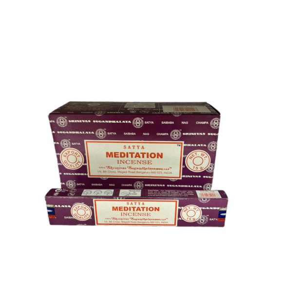 FÜSTÖLŐ LAPOS MEDITATION SATYA MASALA (MEDITÁCIÓ) 10DB PÁLCIKA/DOBOZ
