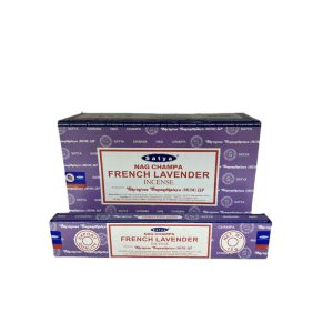 FÜSTÖLŐ LAPOS LAVENDER FRENCH SATYA NAGCHAMPA (FRANCIA LEVENDULA) 10DB PÁLCIKA/DOBOZ