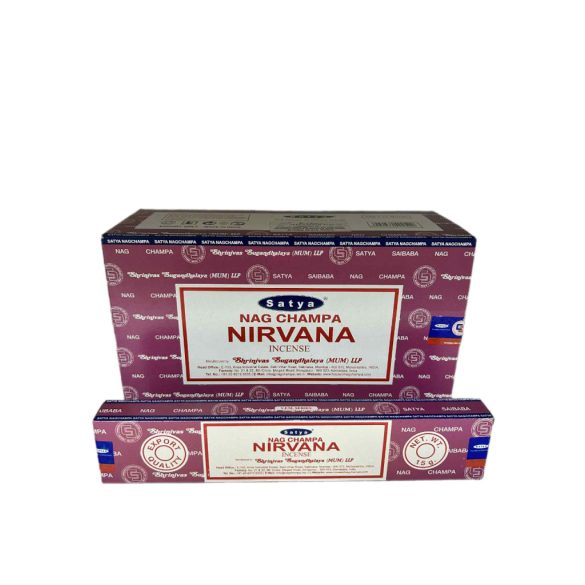 FÜSTÖLŐ LAPOS NIRVANA SATYA NAGCHAMPA (NIRVÁNA) 10DB PÁLCIKA/DOBOZ