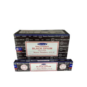 FÜSTÖLŐ LAPOS OPIUM BLACK SATYA  (FEKETE ÓPIUM) 10DB PÁLCIKA/DOBOZ