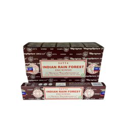   FÜSTÖLŐ LAPOS RAIN FOREST INDIAN SATYA MASALA (INDIAI ESŐERDŐ) 10DB PÁLCIKA/DOBOZ