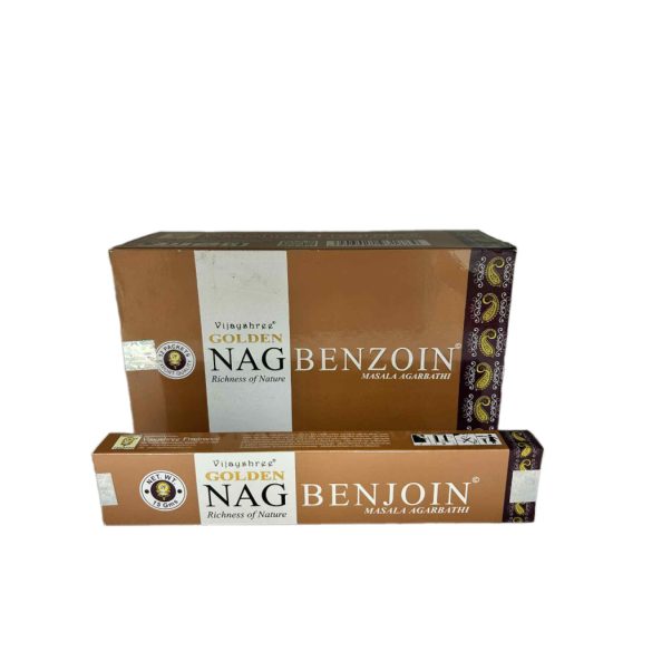 FÜSTÖLŐ LAPOS NAG BENZOIN GOLDEN (BENZOIN FA GYANTA) 15GR/DOBOZ