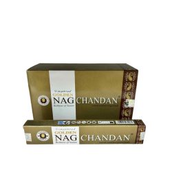 FÜSTÖLŐ LAPOS NAG CHANDAN GOLDEN (SZANTÁL) 15GR/DOBOZ