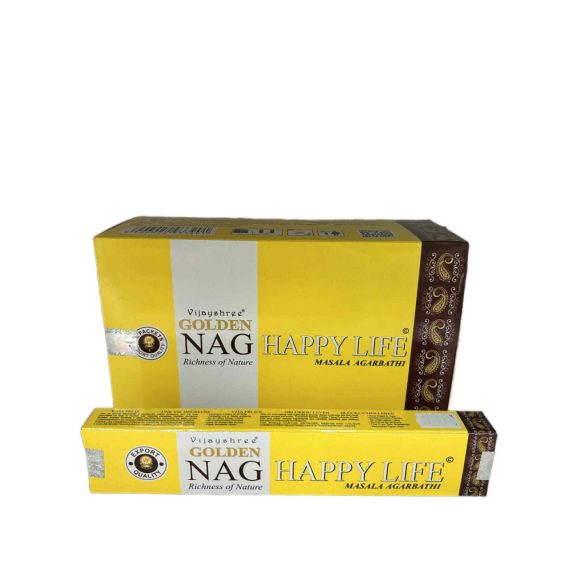FÜSTÖLŐ LAPOS NAG HAPPY LIFE GOLDEN 15GR/DOBOZ