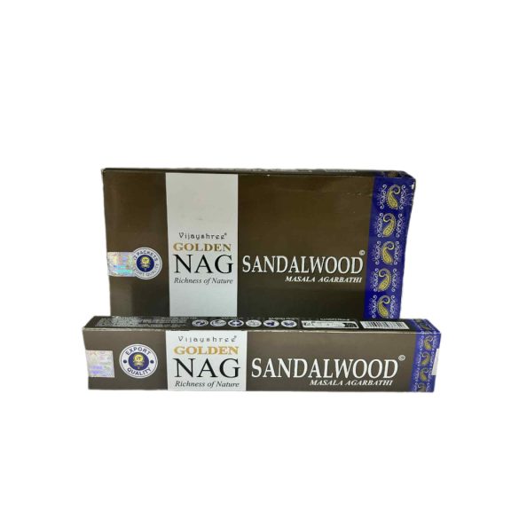 FÜSTÖLŐ LAPOS NAG SANDALWOOD GOLDEN (SZANTÁLFA) 10DB PÁLCIKA/DOBOZ