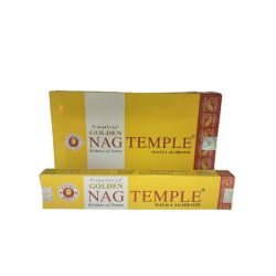   FÜSTÖLŐ LAPOS NAG TEMPLE GOLDEN (TEMPLOM) 10DB PÁLCIKA/DOBOZ