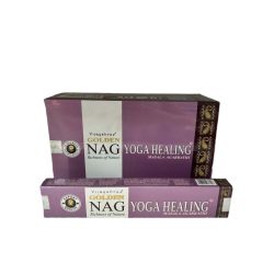   FÜSTÖLŐ LAPOS NAG YOGA HEALING GOLDEN  (GYÓGYÍTÓ JÓGA) 10DB PÁLCIKA/DOBOZ