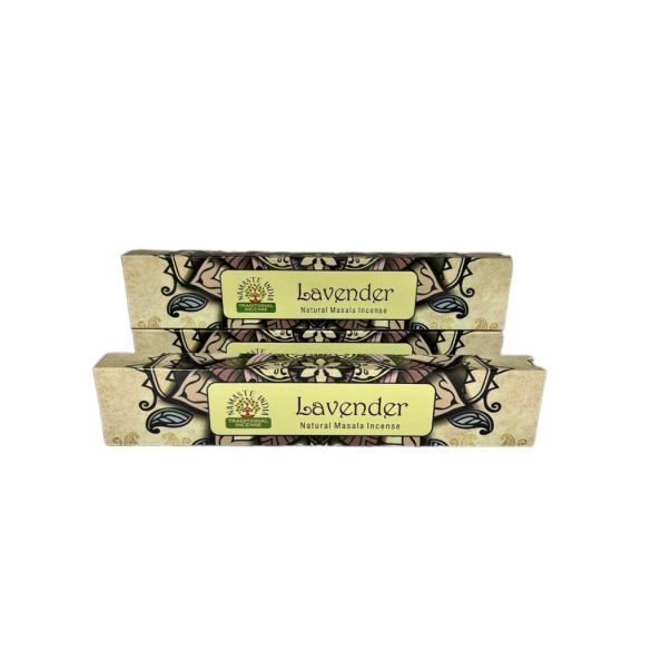 FÜSTÖLŐ LAPOS LAVENDER NAMASTE INDIA 15G/DOBOZ