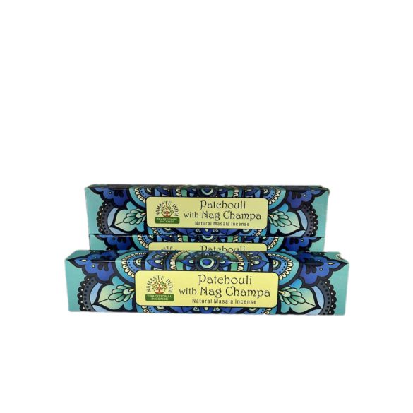 FÜSTÖLŐ LAPOS PATCHOULI WITH NAG CHAMPA 15G/DOBOZ