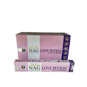 FÜSTÖLŐ LAPOS NAG LOVE POTION GOLDEN (SZERELMI BÁJITAL) 15GR/DOBOZ