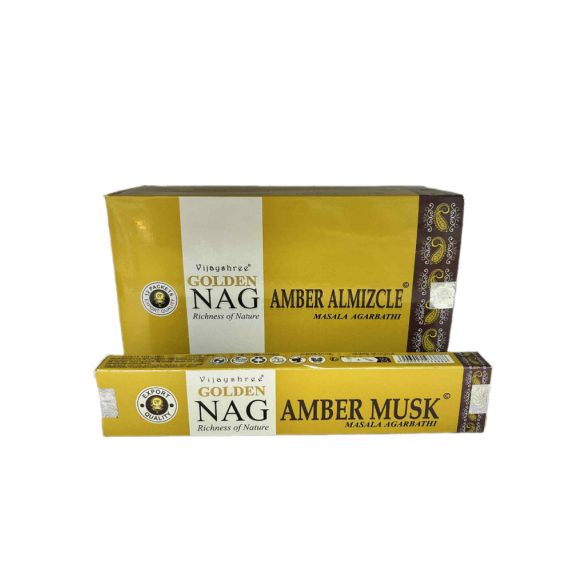 FÜSTÖLŐ LAPOS NAG AMBER MUSK GOLDEN (ÁMBRA ÉS PÉZSMA) 15GR/DOBOZ