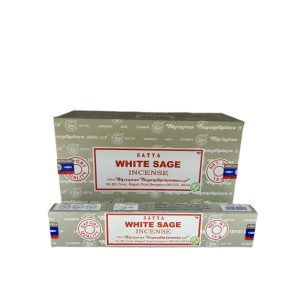 FÜSTÖLŐ LAPOS WHITE SAGE SATYA 10DB PÁLCIKA/DOBOZ