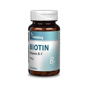 B7-VITAMIN (BIOTIN) 900 µg 100 DB TABLETTA (VITAKING) 