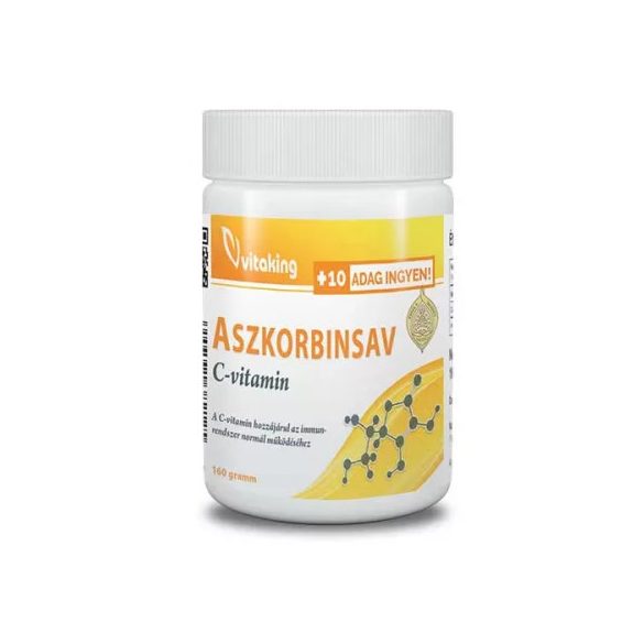 C-VITAMIN L-ASZKORBINSAV POR 160 GR (VITAKING)