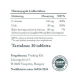 CINK IMMUNO SZOPOGATÓ TABLETTA 30DB (VITAKING)