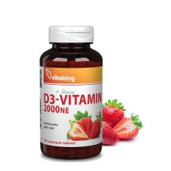   D-VITAMIN EPER ÍZŰ SZOPOGATÓ TABLETTA 2000NE 210 DB (VITAKING)  (D3-VIITAMIN)