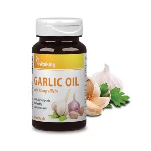 Fokhagymaolaj kapszula (15mg allicin) 90db softgel kapszula