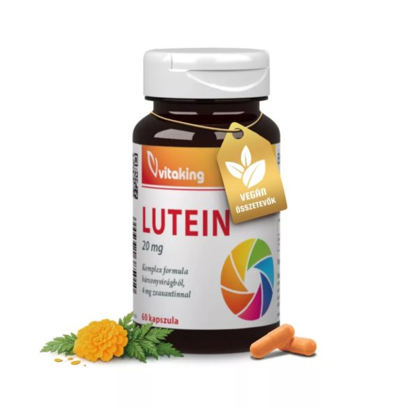 LUTEIN 20MG + 4MG ZEAXANTIN KAPSZULA 60 DB (VITAKING)