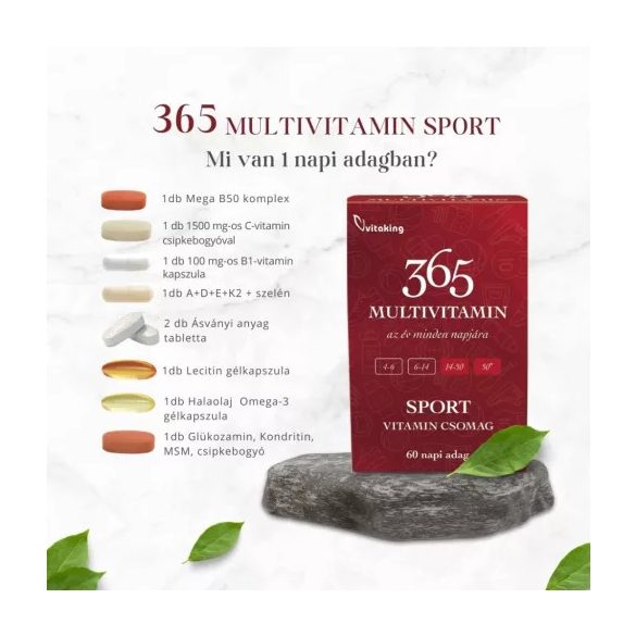 365 SPORT MULTIVITAMIN CSOMAG  60 DB  (VITAKING)
