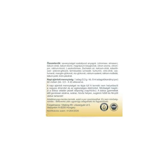 ELEKTROLIT ITALPOR CITROM IZŰ - 30 ADAG, 165G (VITAKING)